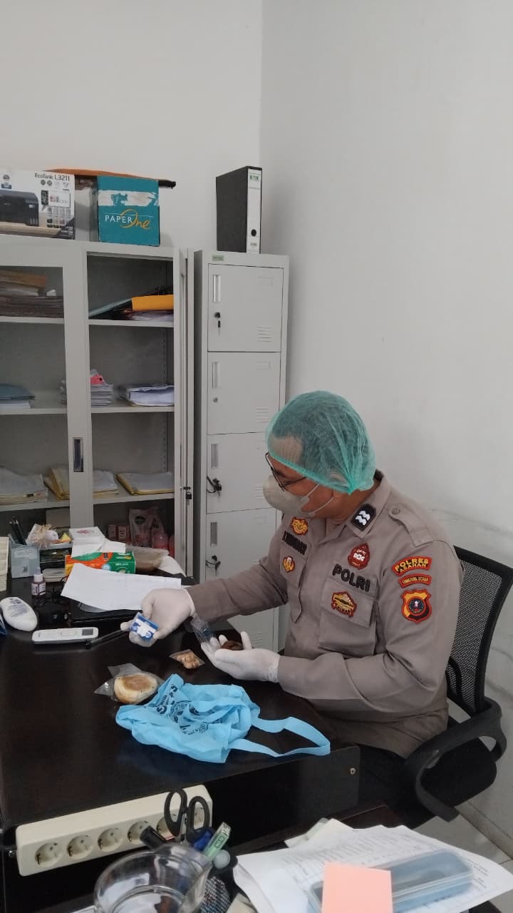 Dokkes Polres Asahan Lakukan Pemeriksaan Kesehatan dan Food Safety Program Makanan Bergizi Gratis