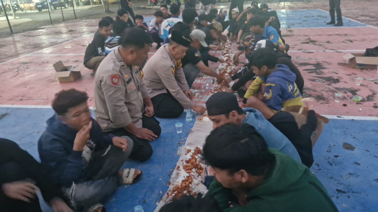 Gelar Bukber, Kapolsek Pagaden Imbau Komunitas Motor Ikut Bantu Kamtibmas